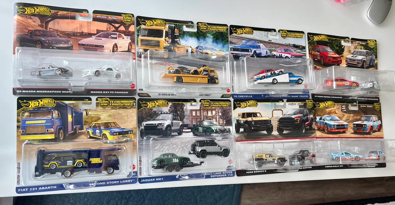 Various Hot Wheels Team Transport $20 each or $150/8packs - photo 3