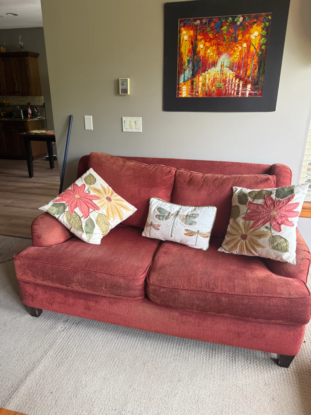 Free couch and love seat - photo 2