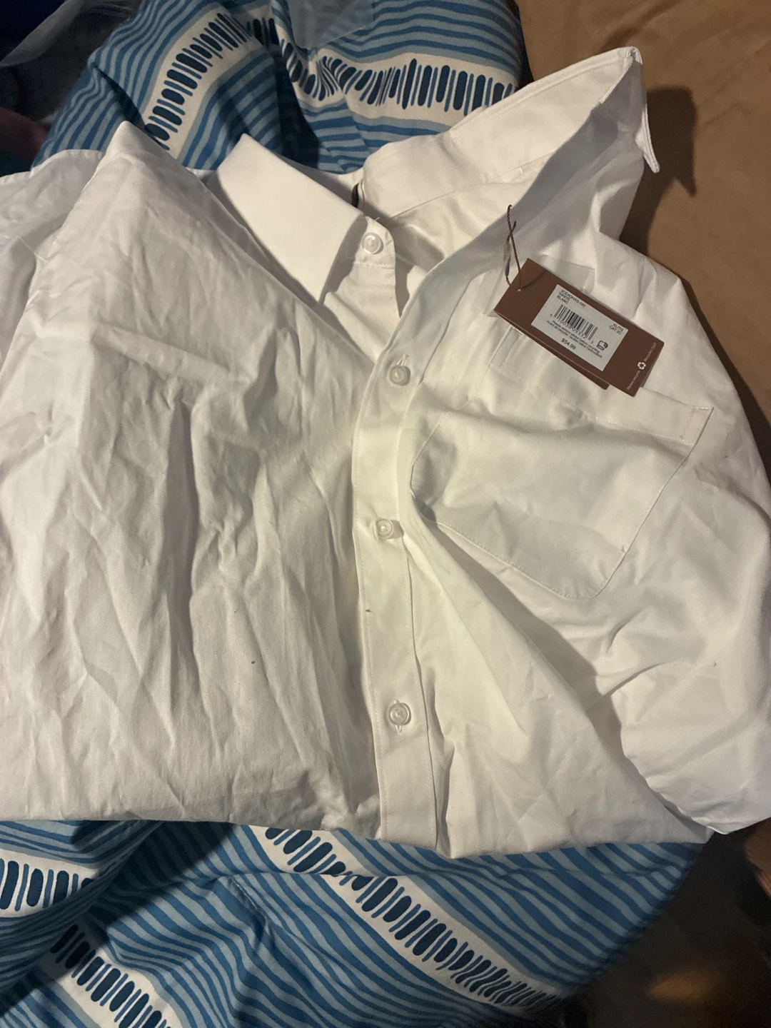 White Button-Up Shirt