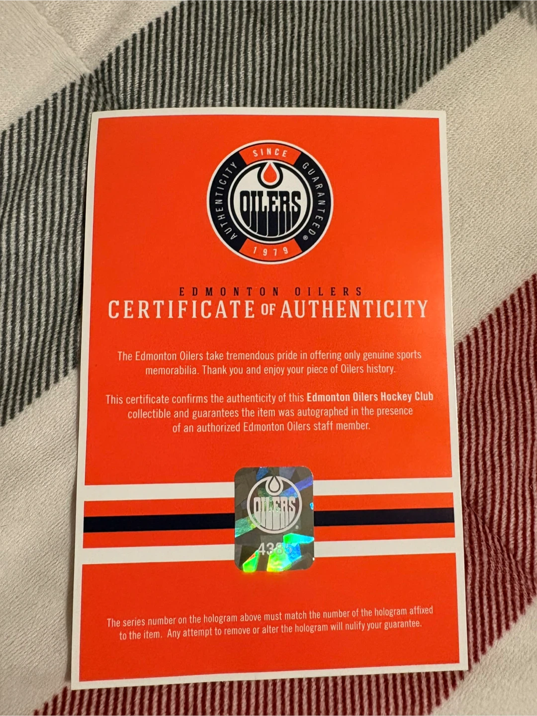 Signed Daniel Nurse Oilers Jersey. - photo 2