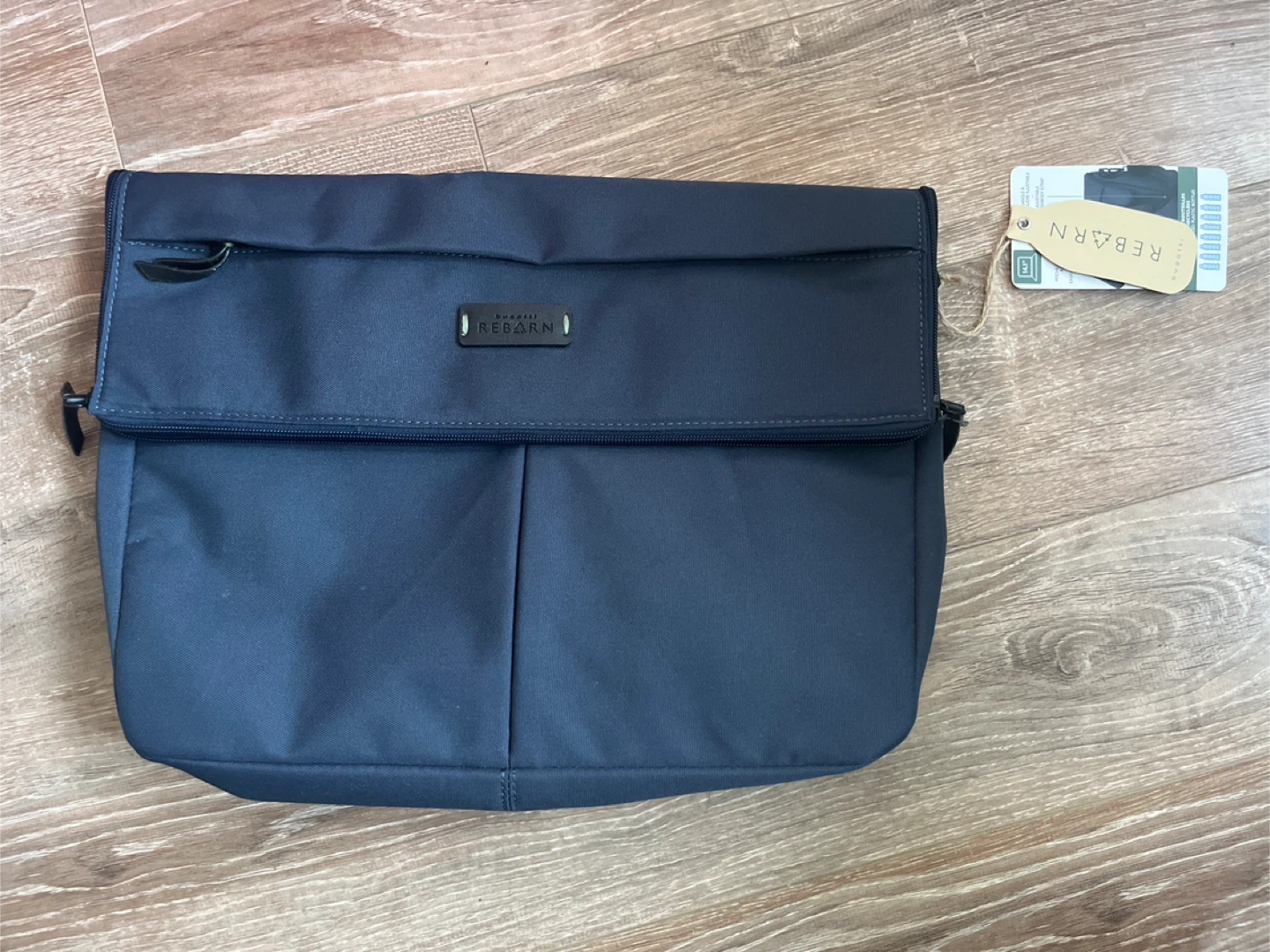 Brand New Bugatti Reborn Messenger Bag (Navy Blue) - NWT