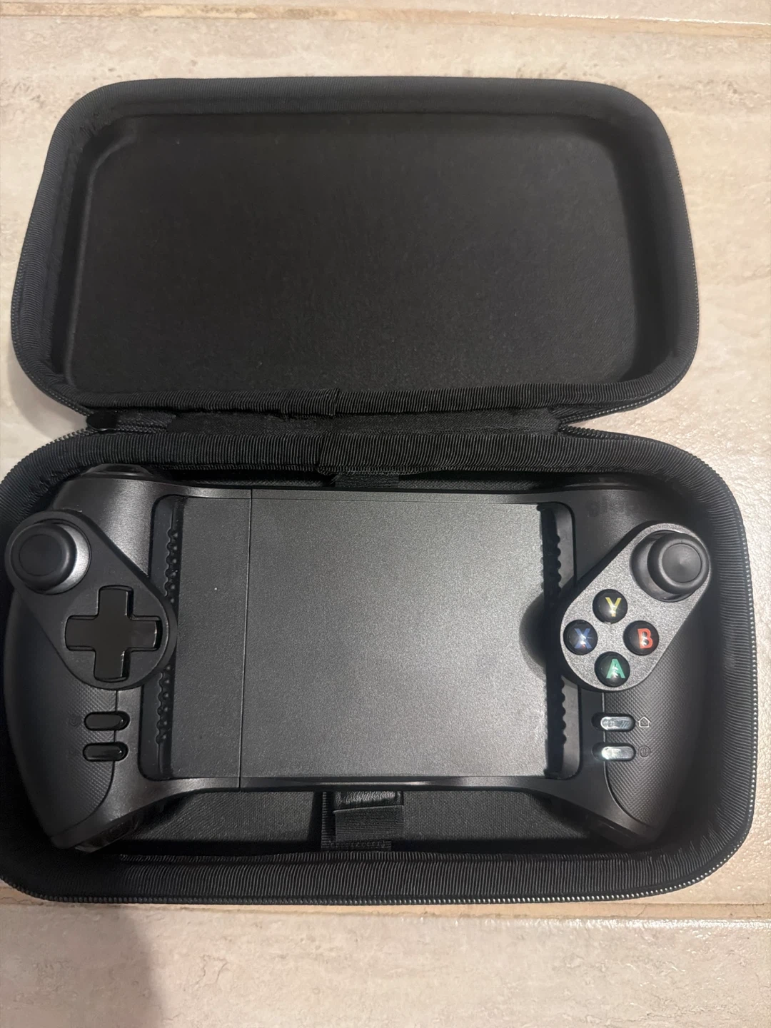 Black Gaming Controller with Carrying Case