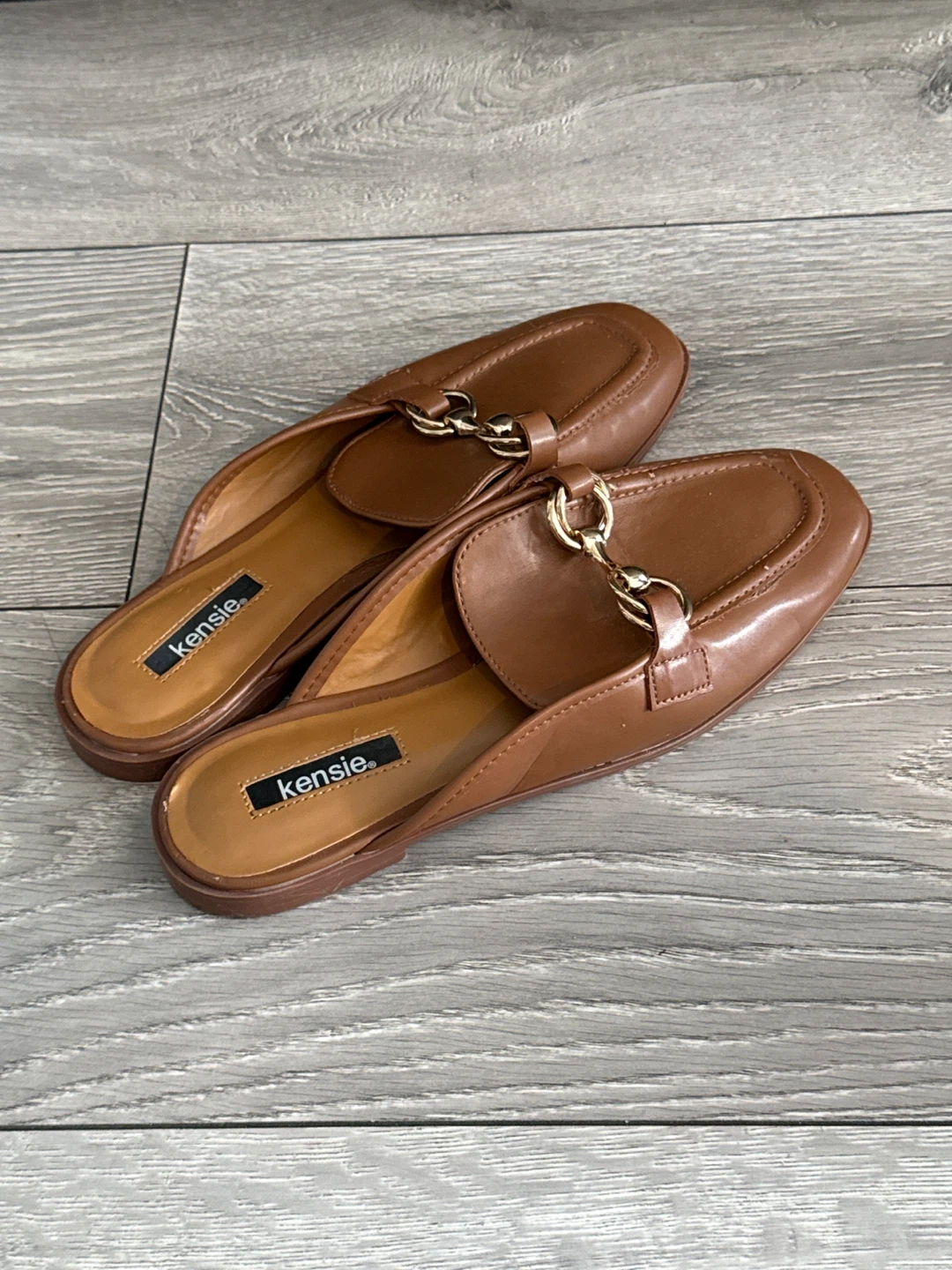 Kensie Women's Brown Loafer Mules