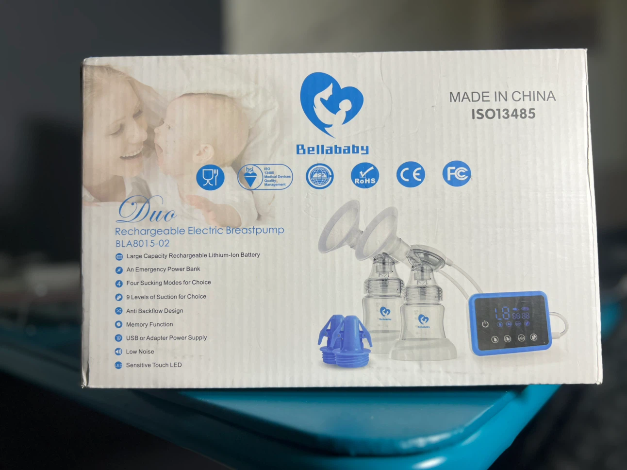 Bellababy Duo Rechargeable Electric Breastpump BLA8015-02