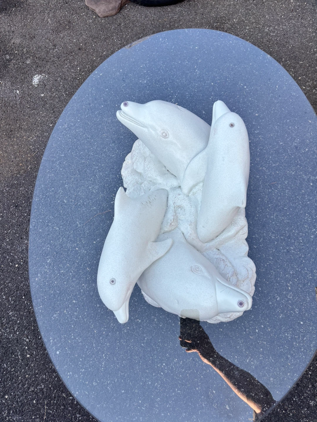 Dolphin Sculpture Coffee Table Base - photo 3