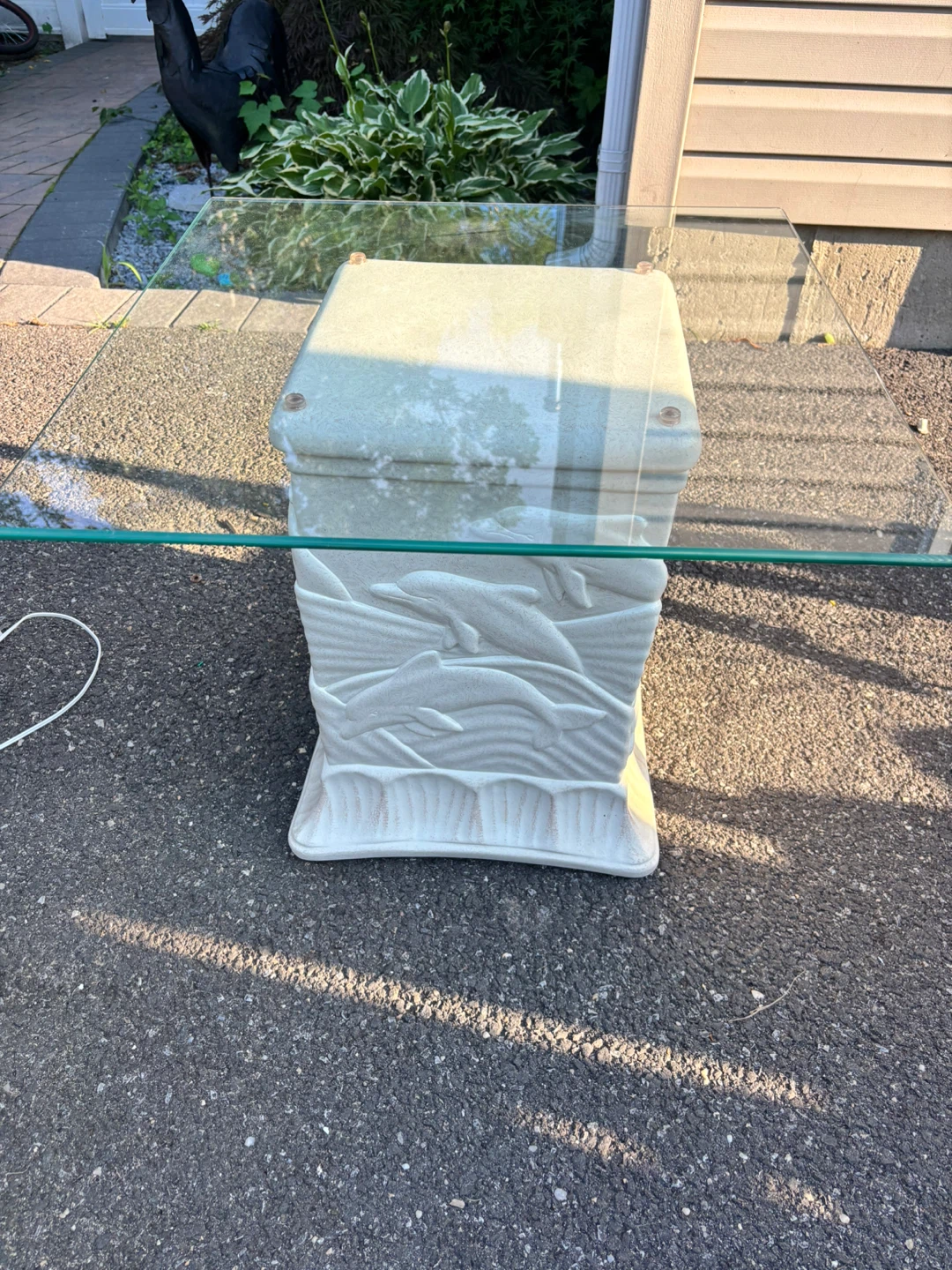 Dolphin Sculpture Coffee Table Base - photo 4