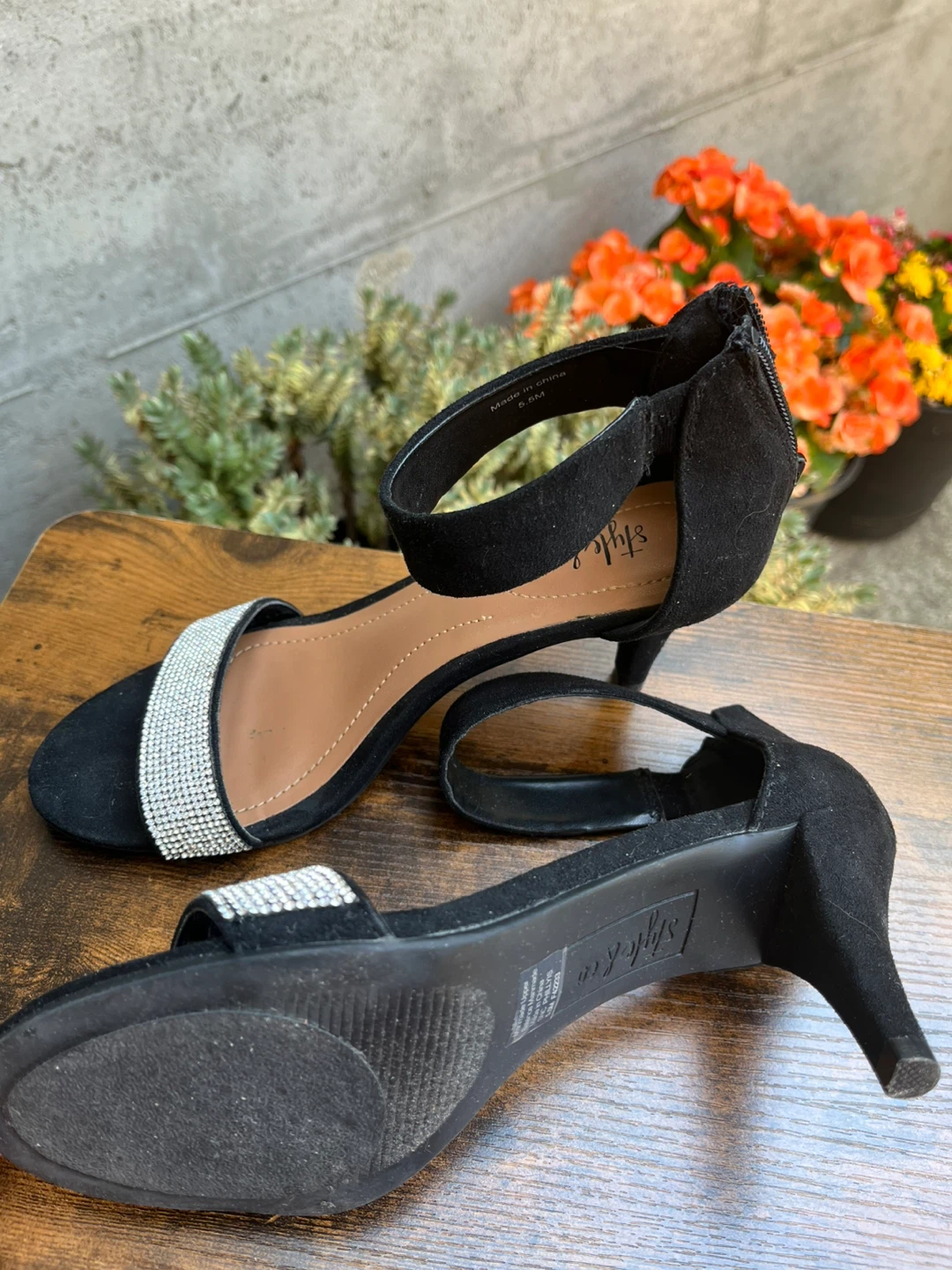 Style & Co Black Embellished Heels - photo 2