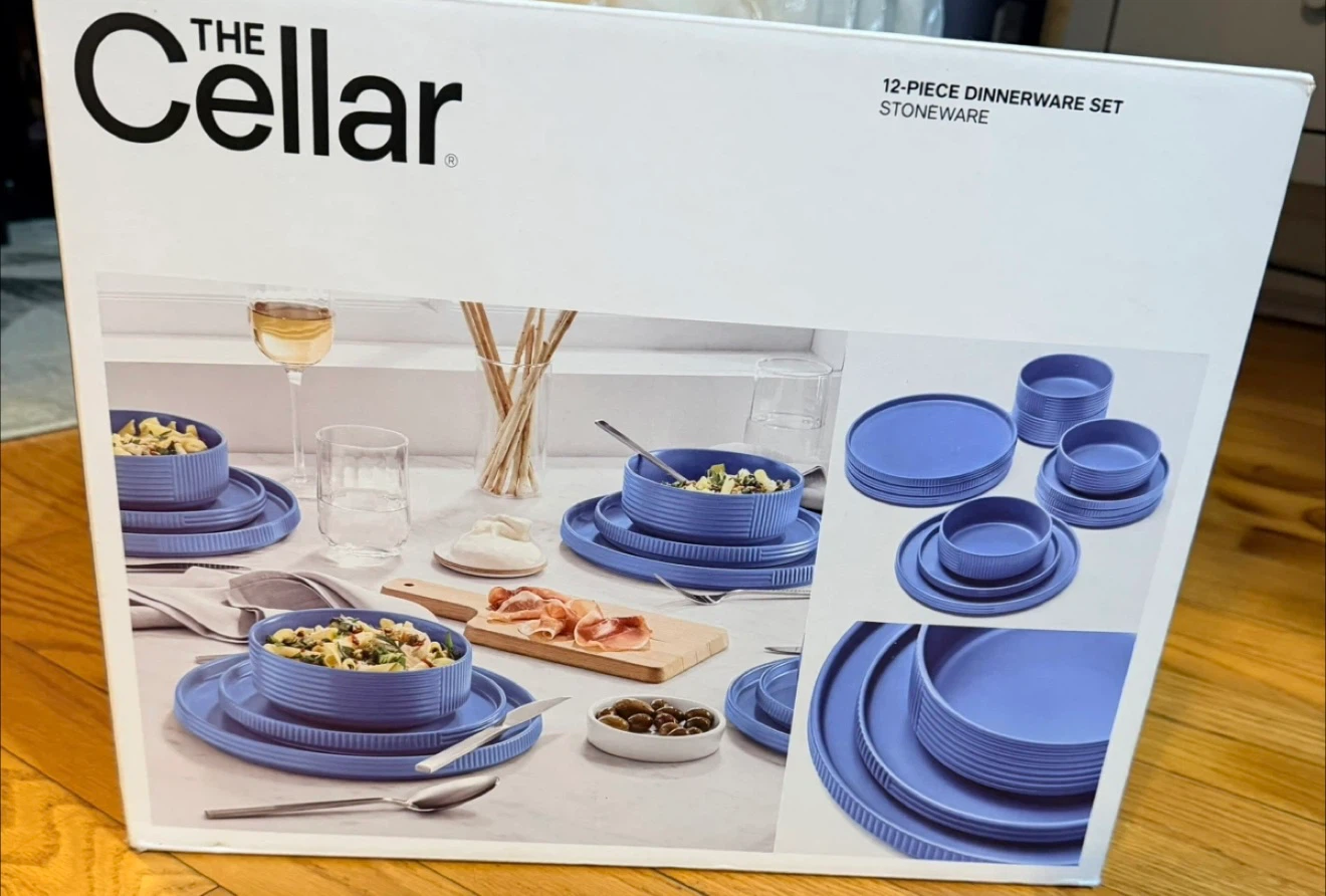 The Cellar 12-Piece Dinnerware Set - Marina