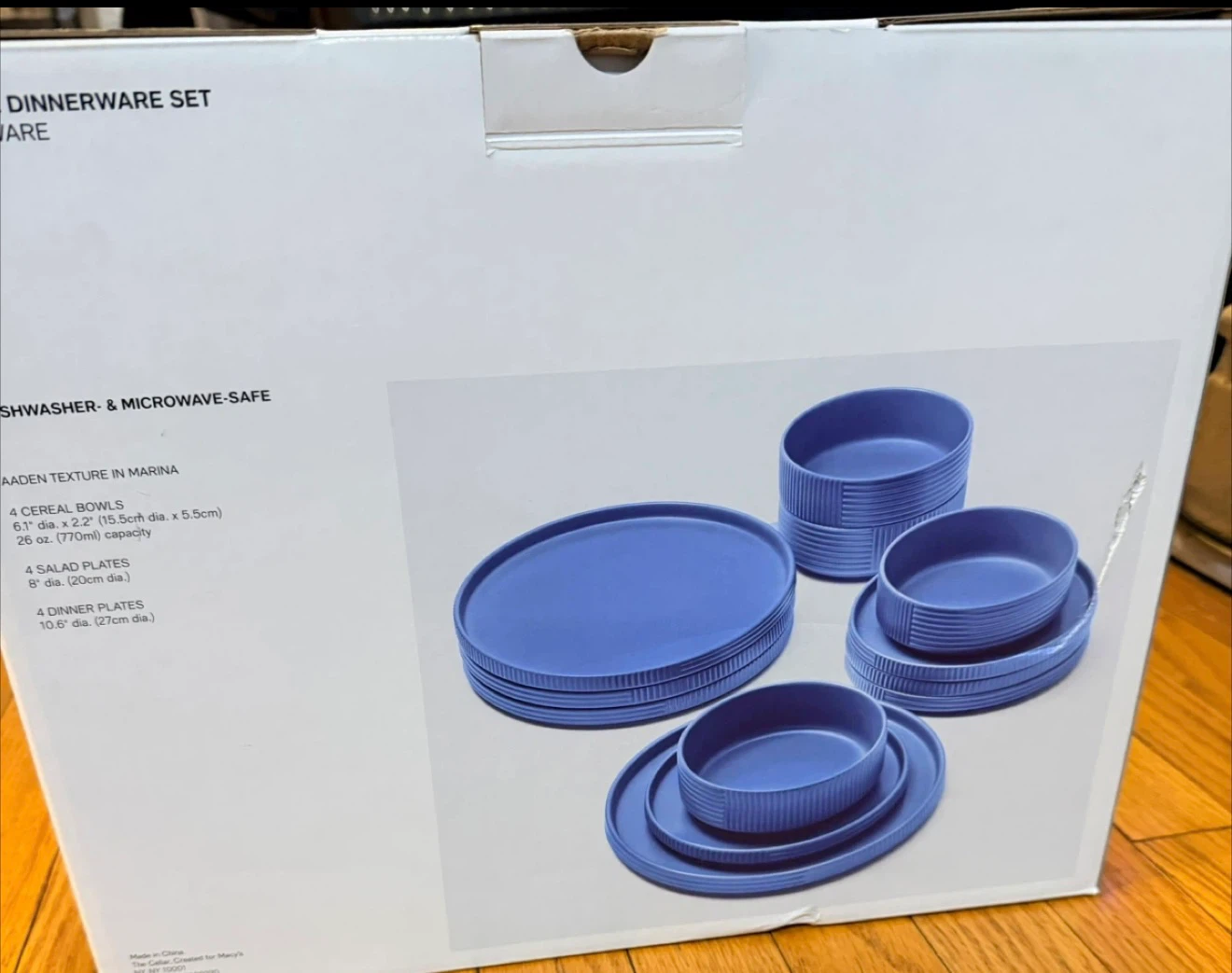 The Cellar 12-Piece Dinnerware Set - Marina - photo 2