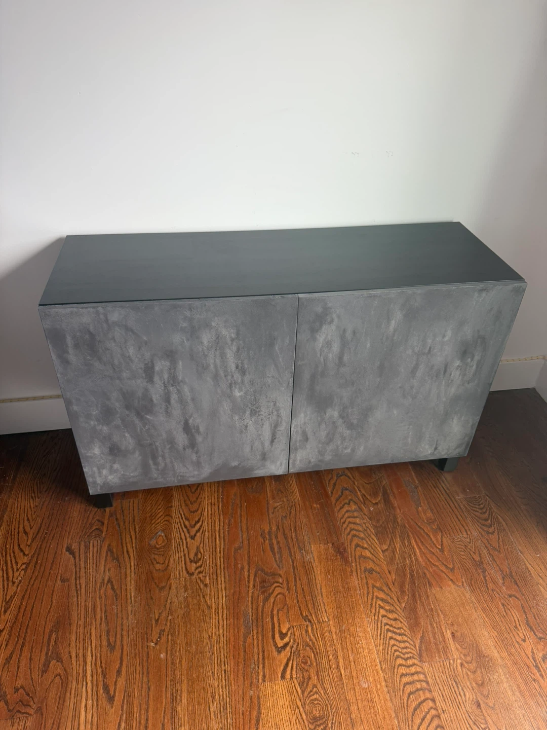 Gray Cabinet with Black Top - photo 4