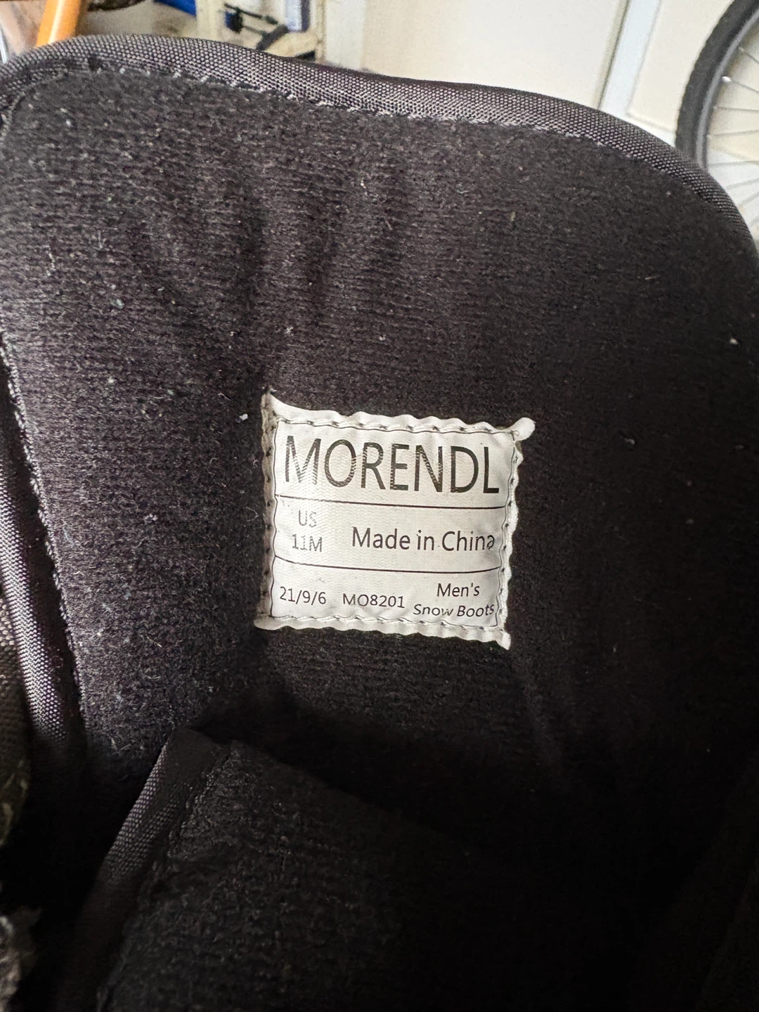 Morendl Men's Waterproof Snow Boots Size 11 - photo 3