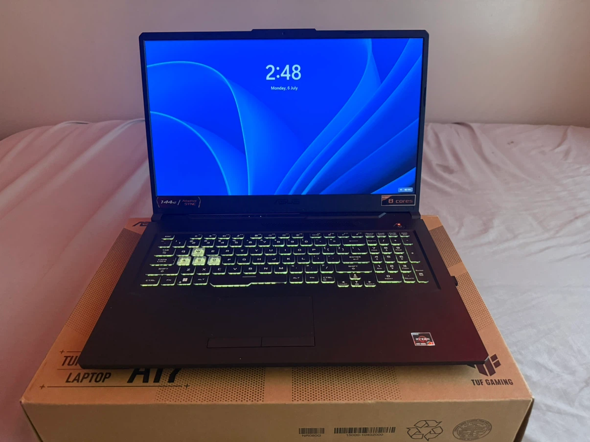 ASUS TUF Gaming A17 laptop - photo 3