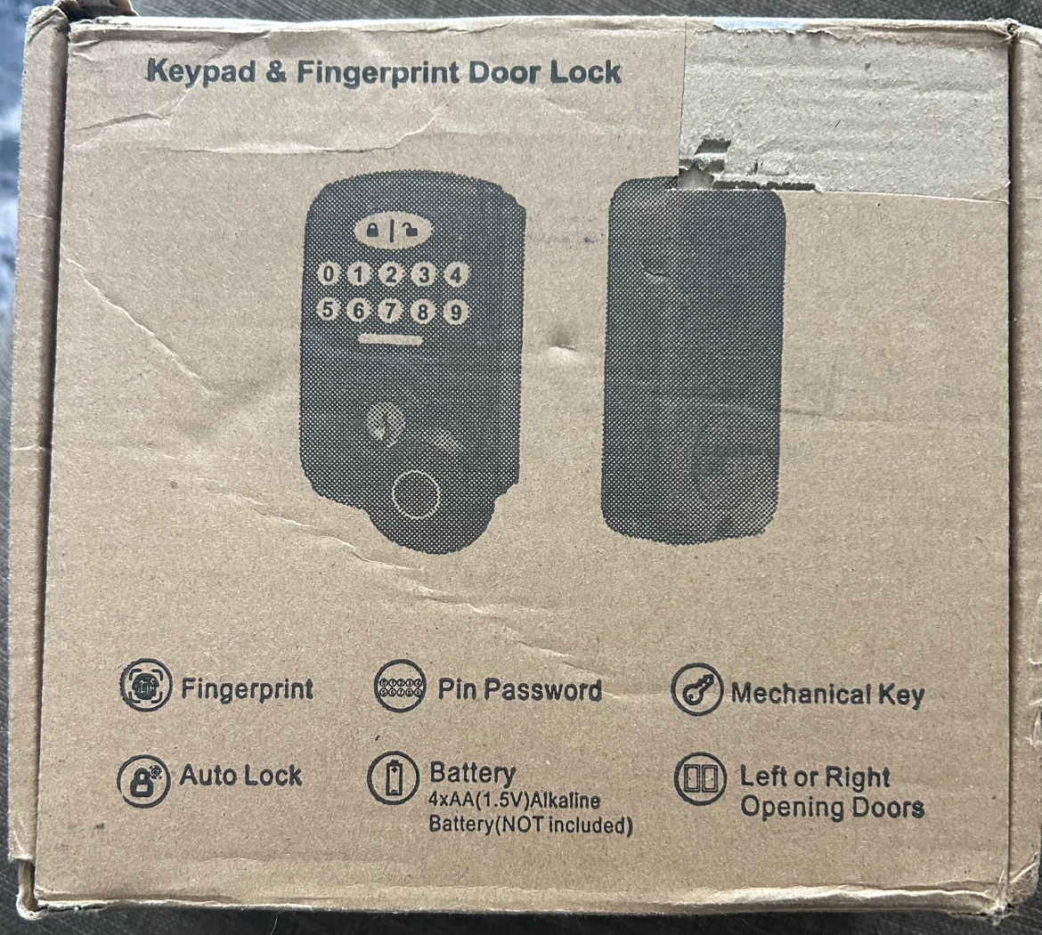 Keypad & Fingerprint Door Lock