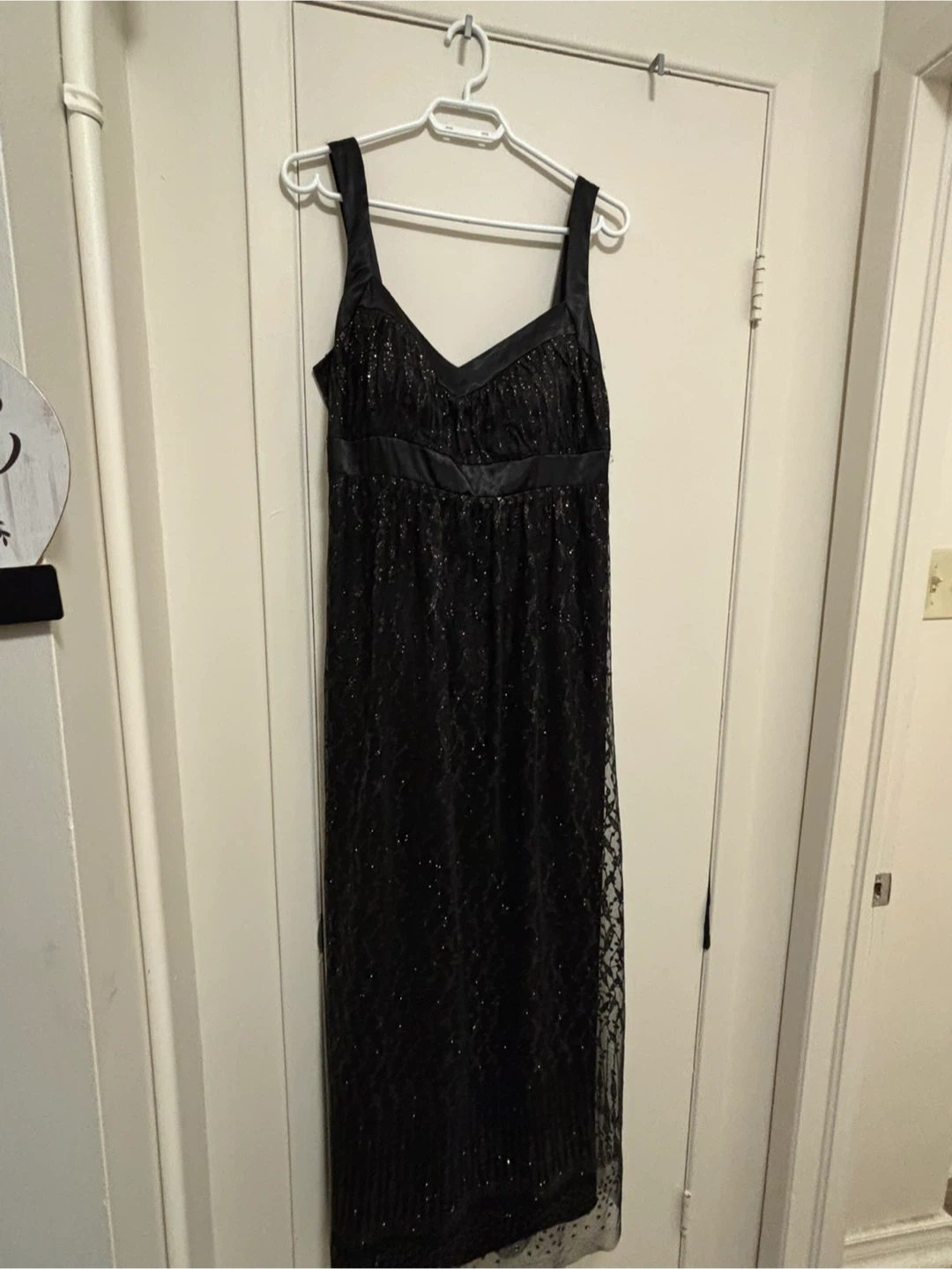 Black Sparkly Maxi Dress