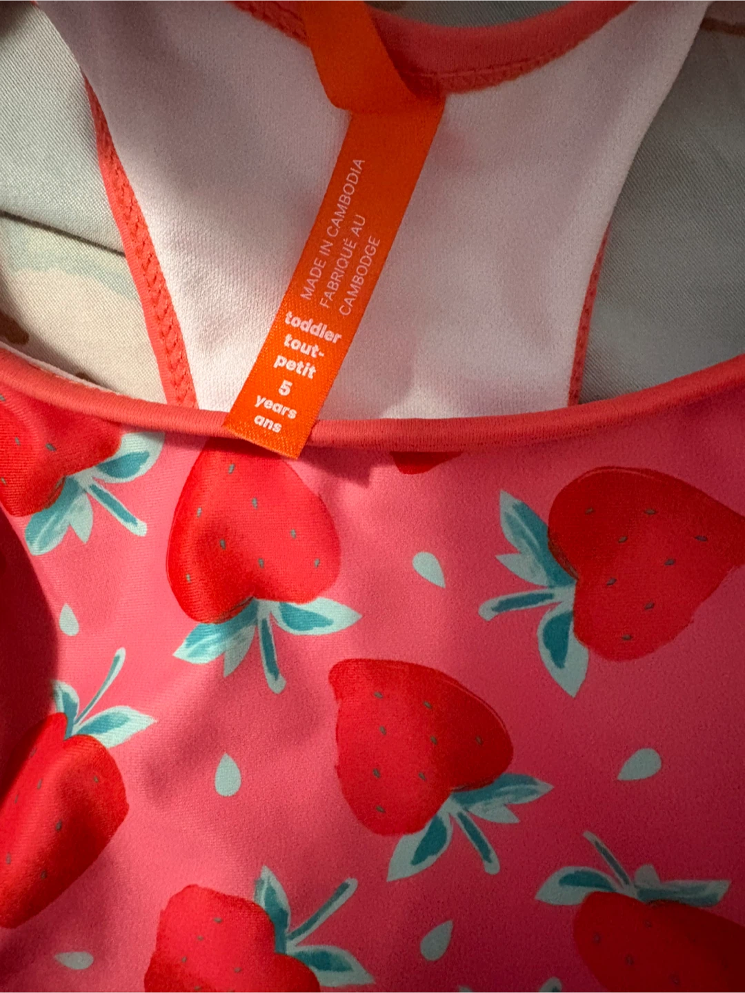 Joe Fresh Strawberry Swimsuit - Size 5 - photo 2