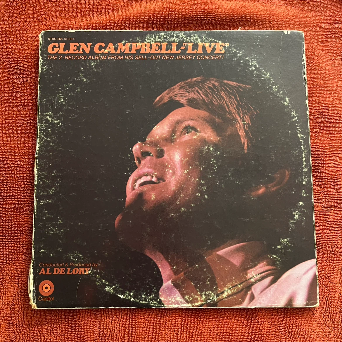 Glen Campbell "Live" 2-Record Album