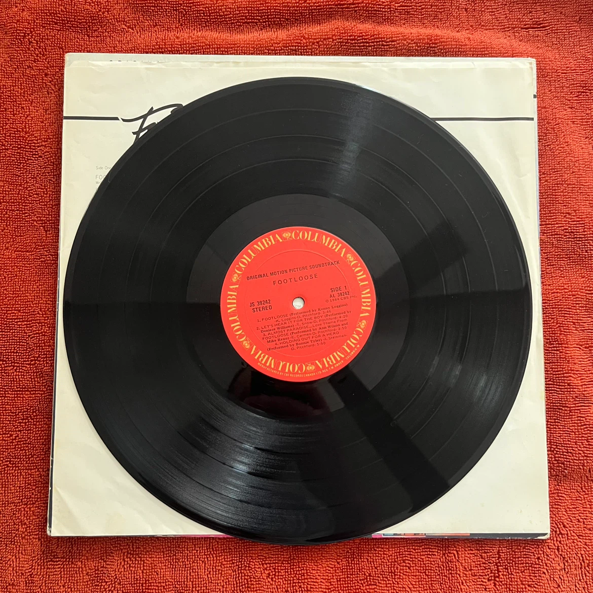 Footloose Original Soundtrack Vinyl Record - photo 2