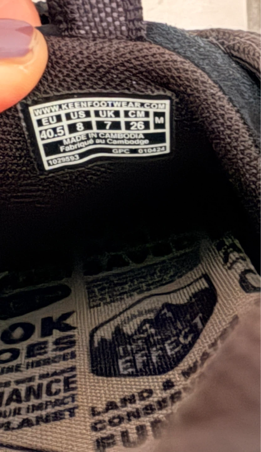 KEEN Black and White Athletic Shoes - photo 4