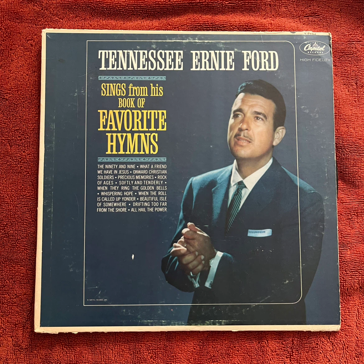 Tennessee Ernie Ford Sings Book of Favorite Hymns Vinyl Record