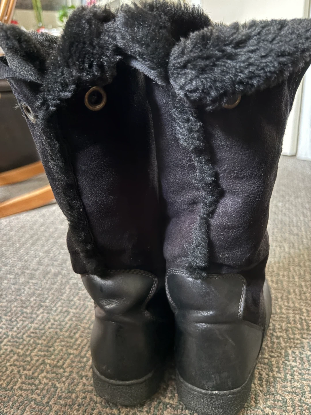 Denver Hayes Caprice Black Boots Size 7M