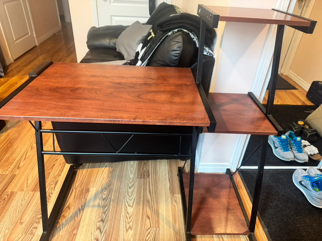 Computer table brown - photo 2