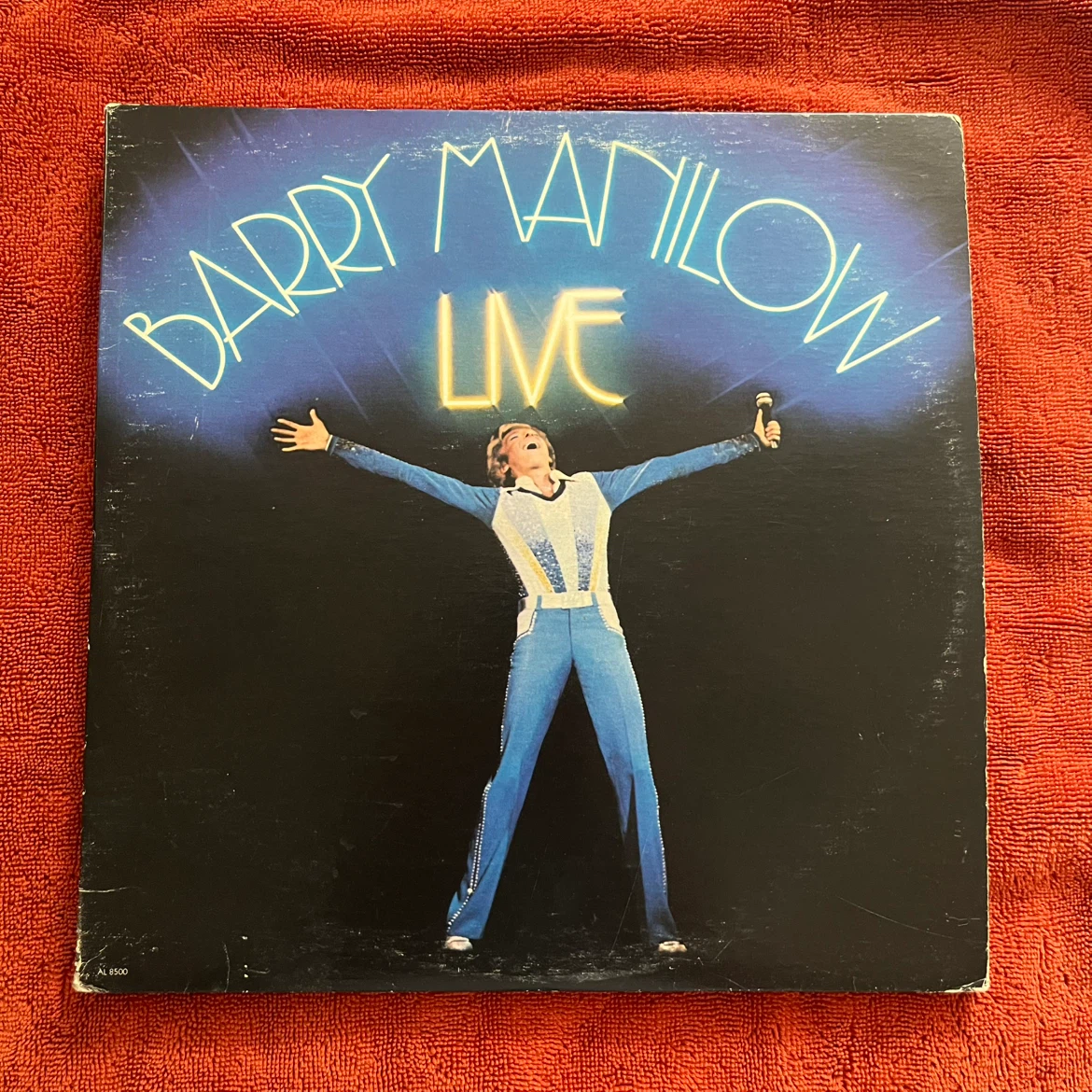 Barry Manilow Live Vinyl Record