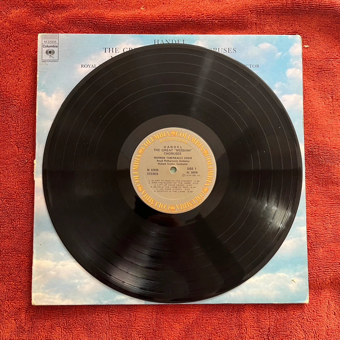 Handel The Great Messiah Vinyl Record - photo 2