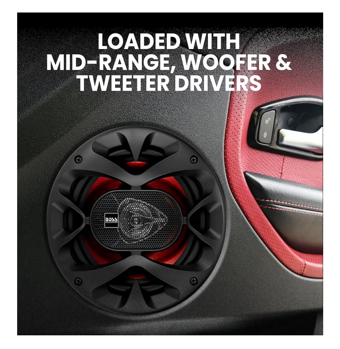 BOSS CH6520 6.5" 2-Way Full Range Speakers (Pair) - photo 3