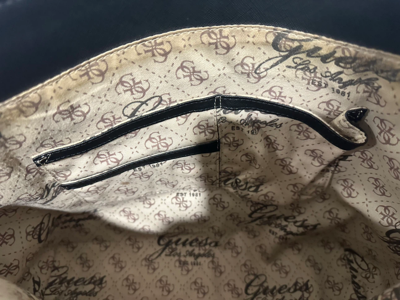 Black Guess Purse/ Tote Bag - photo 3