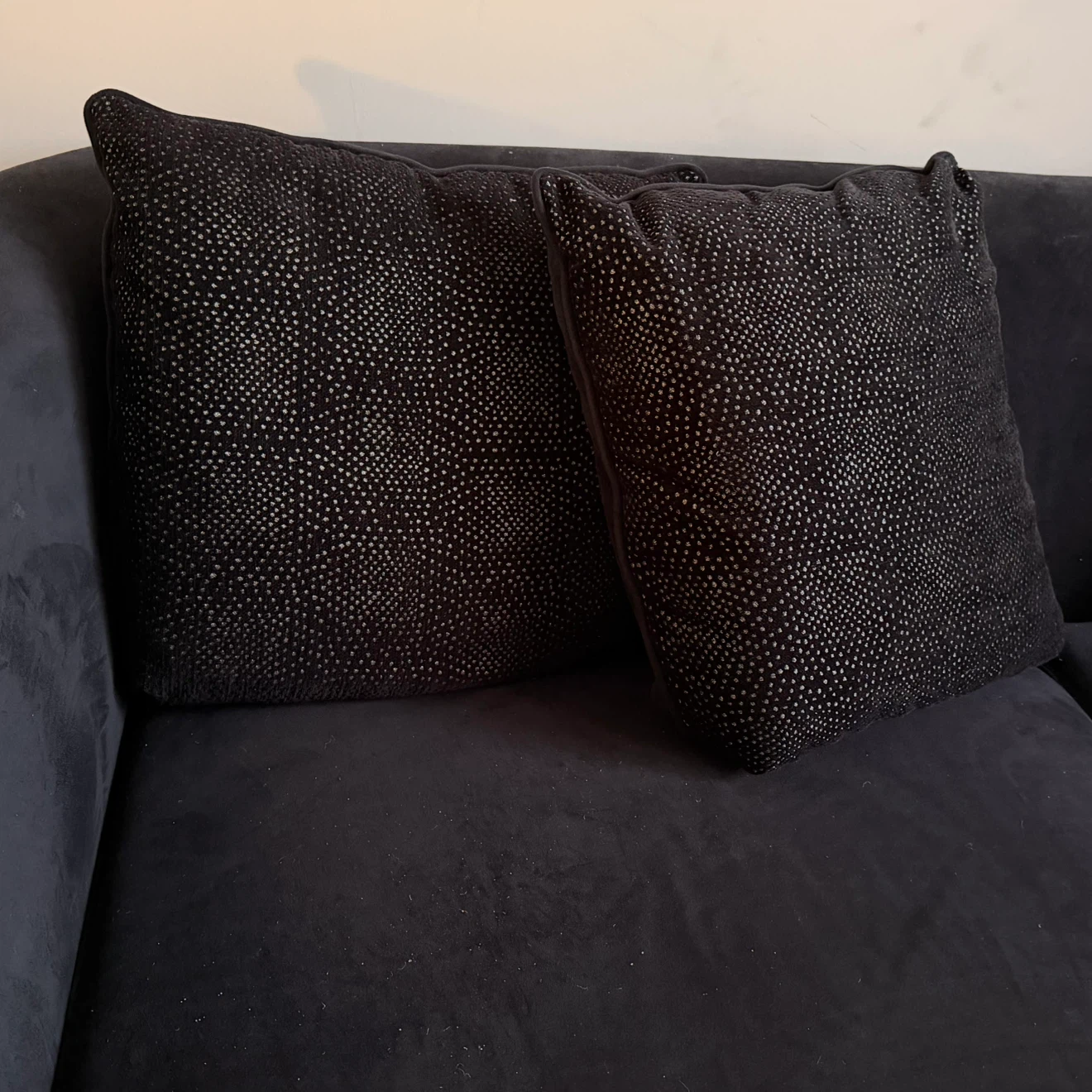Black Living room coach - photo 2