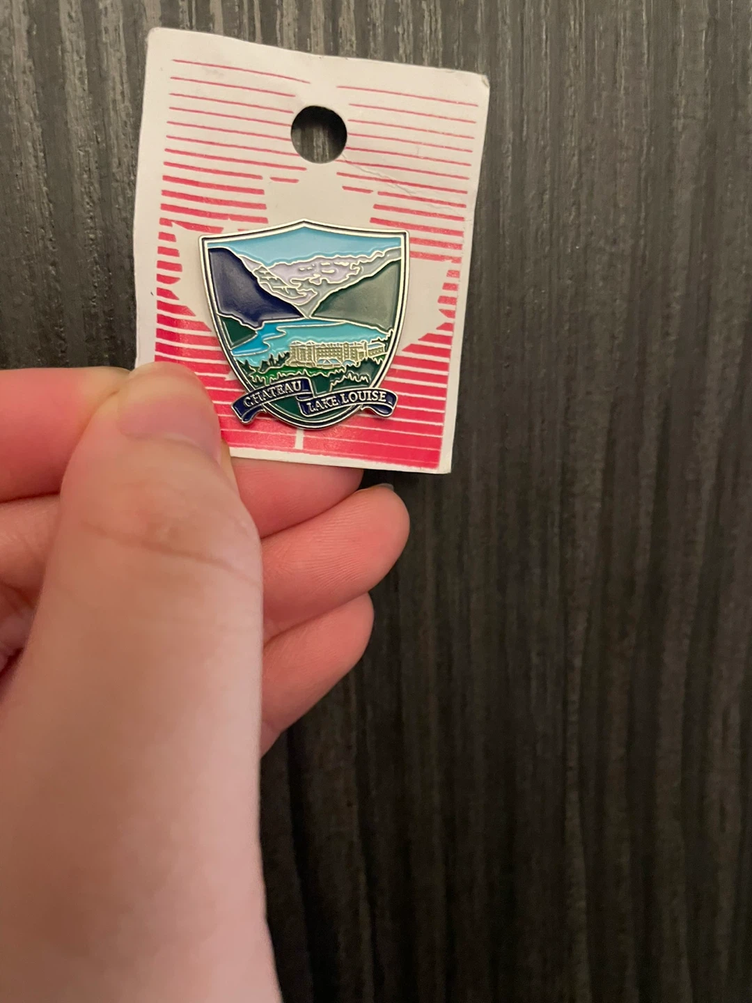 Chateau Lake Louise Enamel Pin