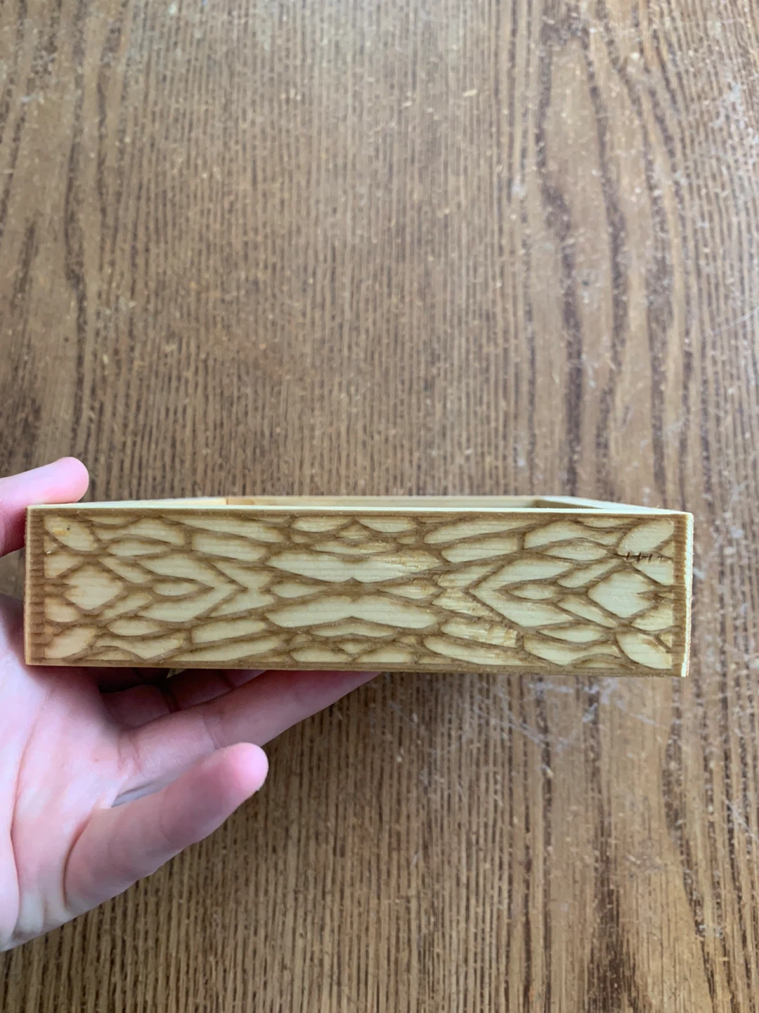 Homemade Wooden Dice Rolling Tray