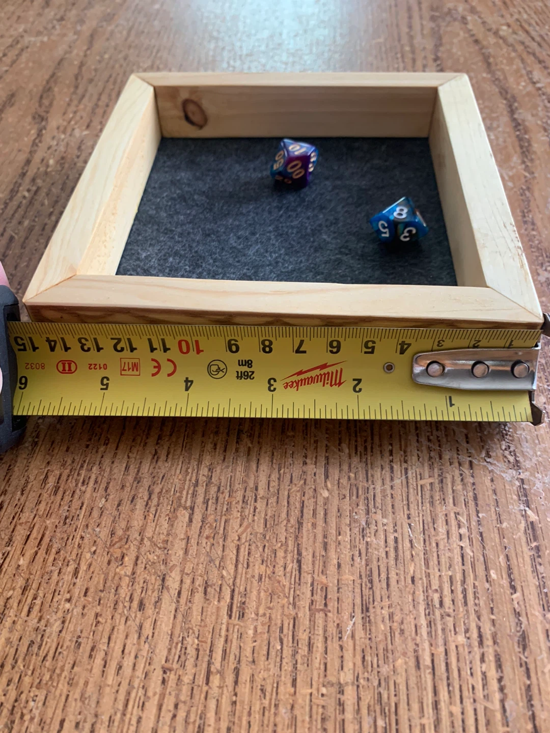 Homemade Wooden Dice Rolling Tray - photo 3