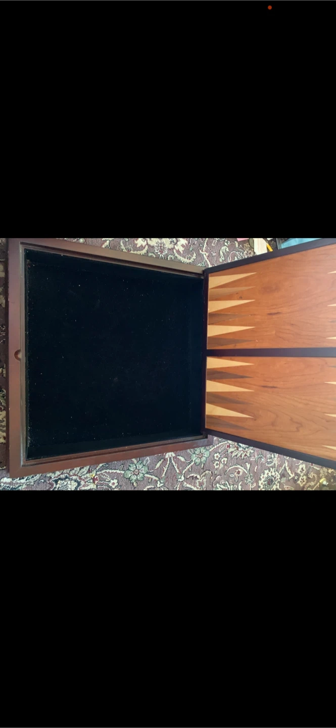 Wooden Chess and Backgammon Set - photo 3