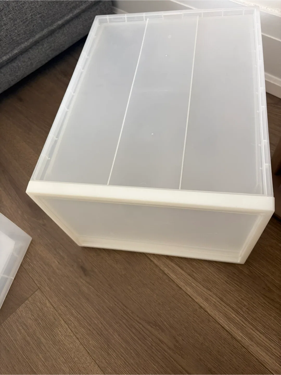 2 Muji Polypropylene Drawers
