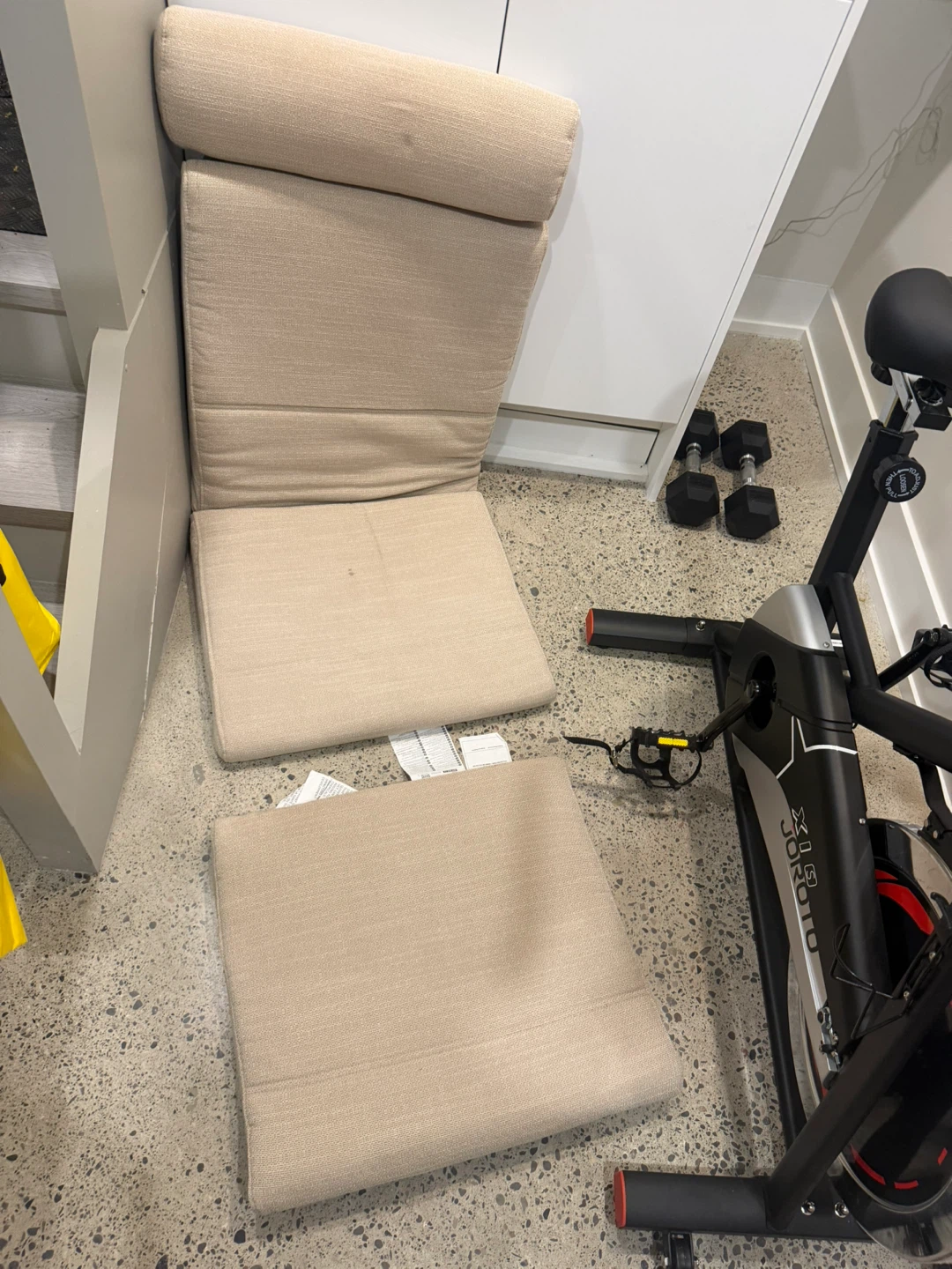 Poang seat and footstool cushions