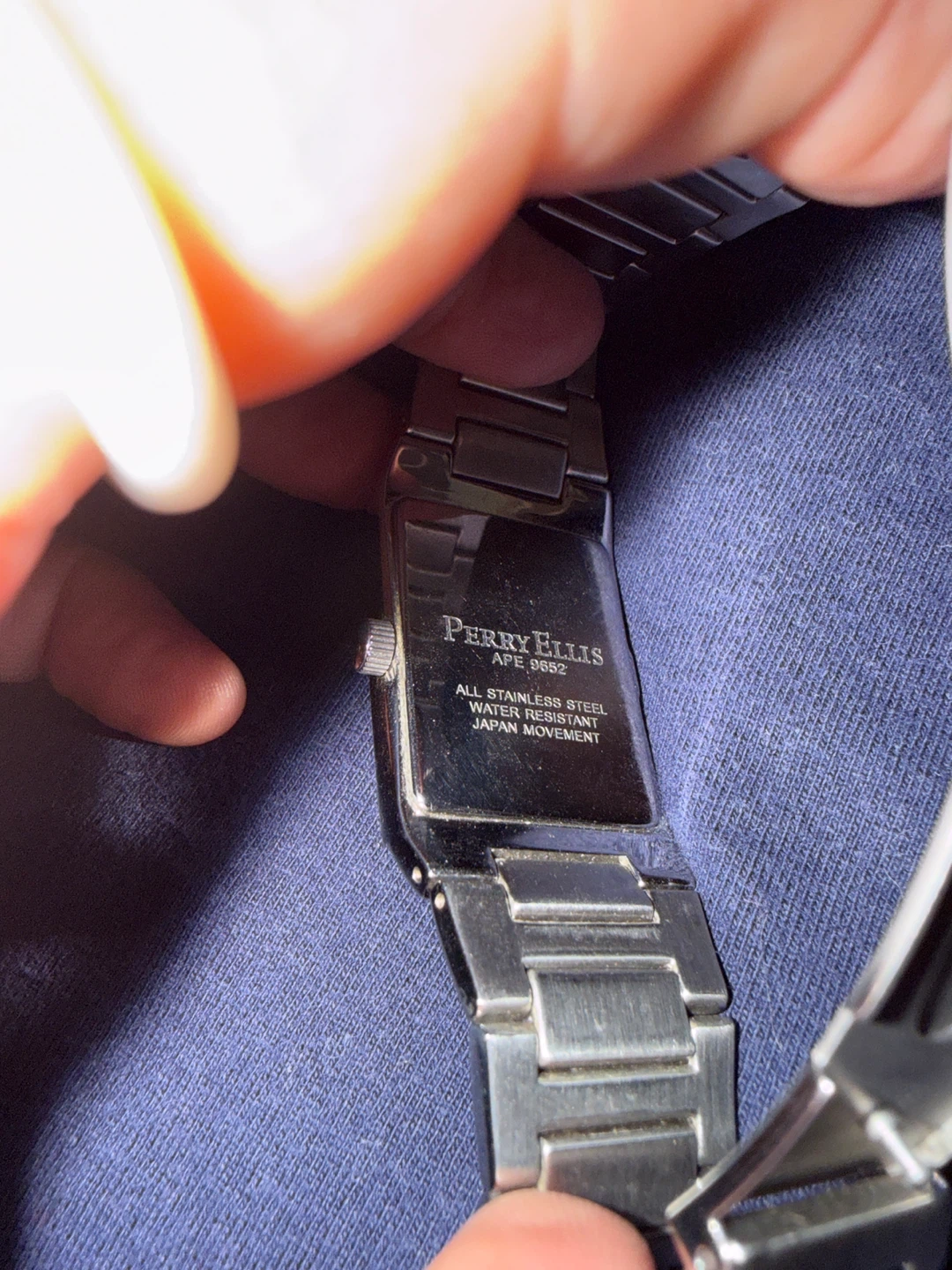 Vintage Perry Ellis Stainless Steel Watch - photo 5