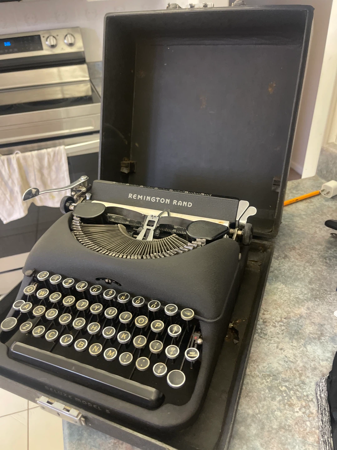 Remington Rand Deluxe Model 5 Typewriter - photo 2