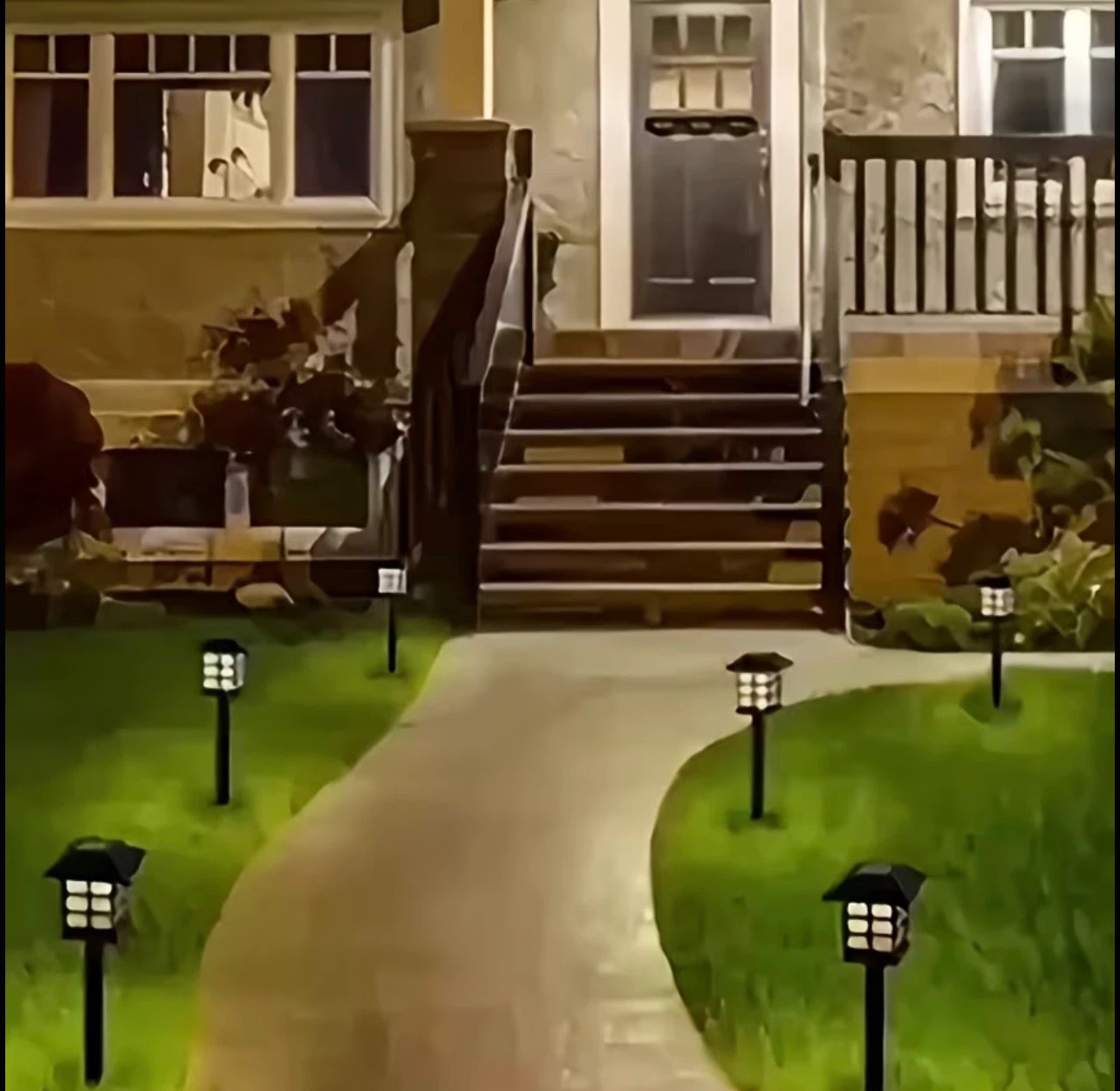 6 Pack Solar Pathway Lights（fair white） - photo 3