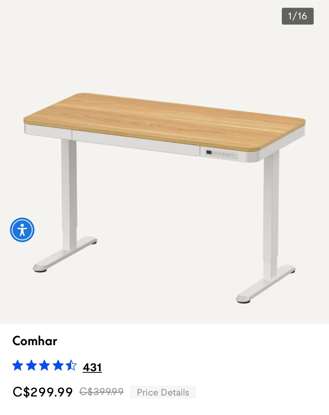 Flexispot Adjustable Standing Desk Desktop
