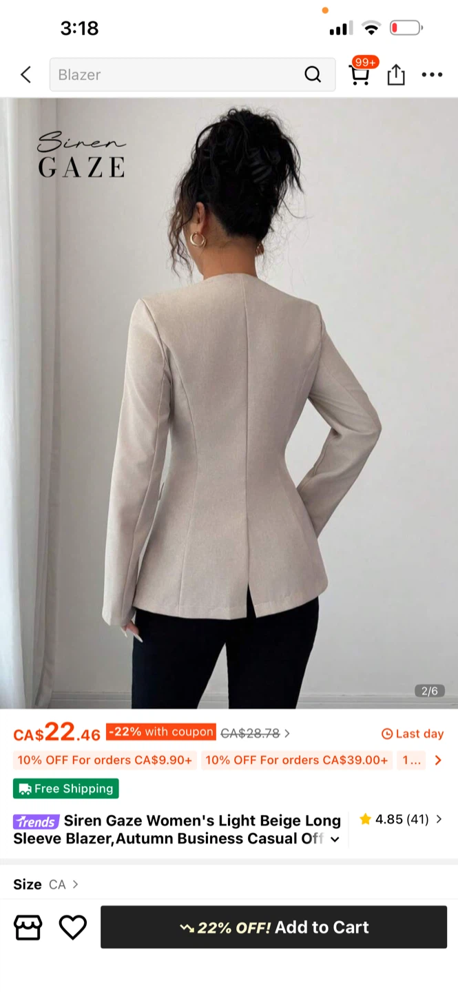 Mermaid blazer - photo 3