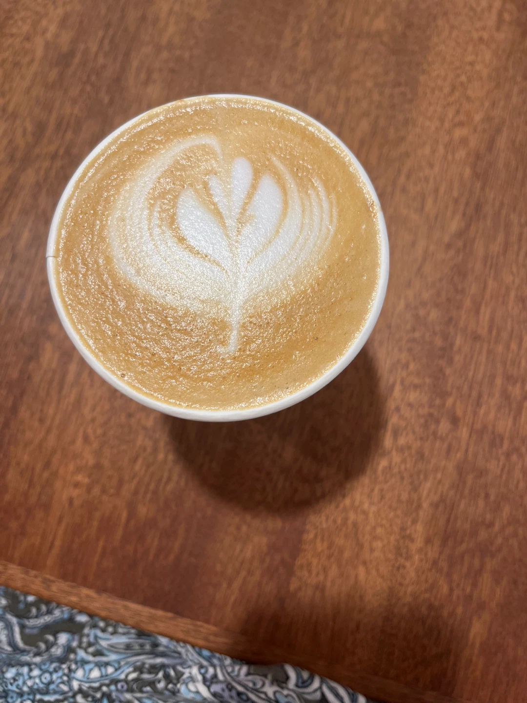 Latte cup.