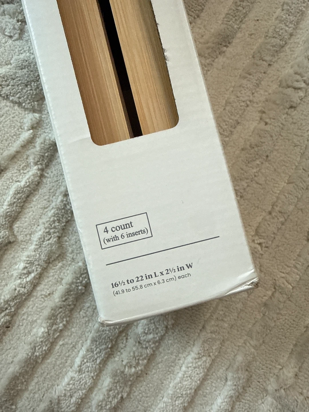 Brightroom Bamboo Expandable Drawer Dividers - 4 Count - photo 2