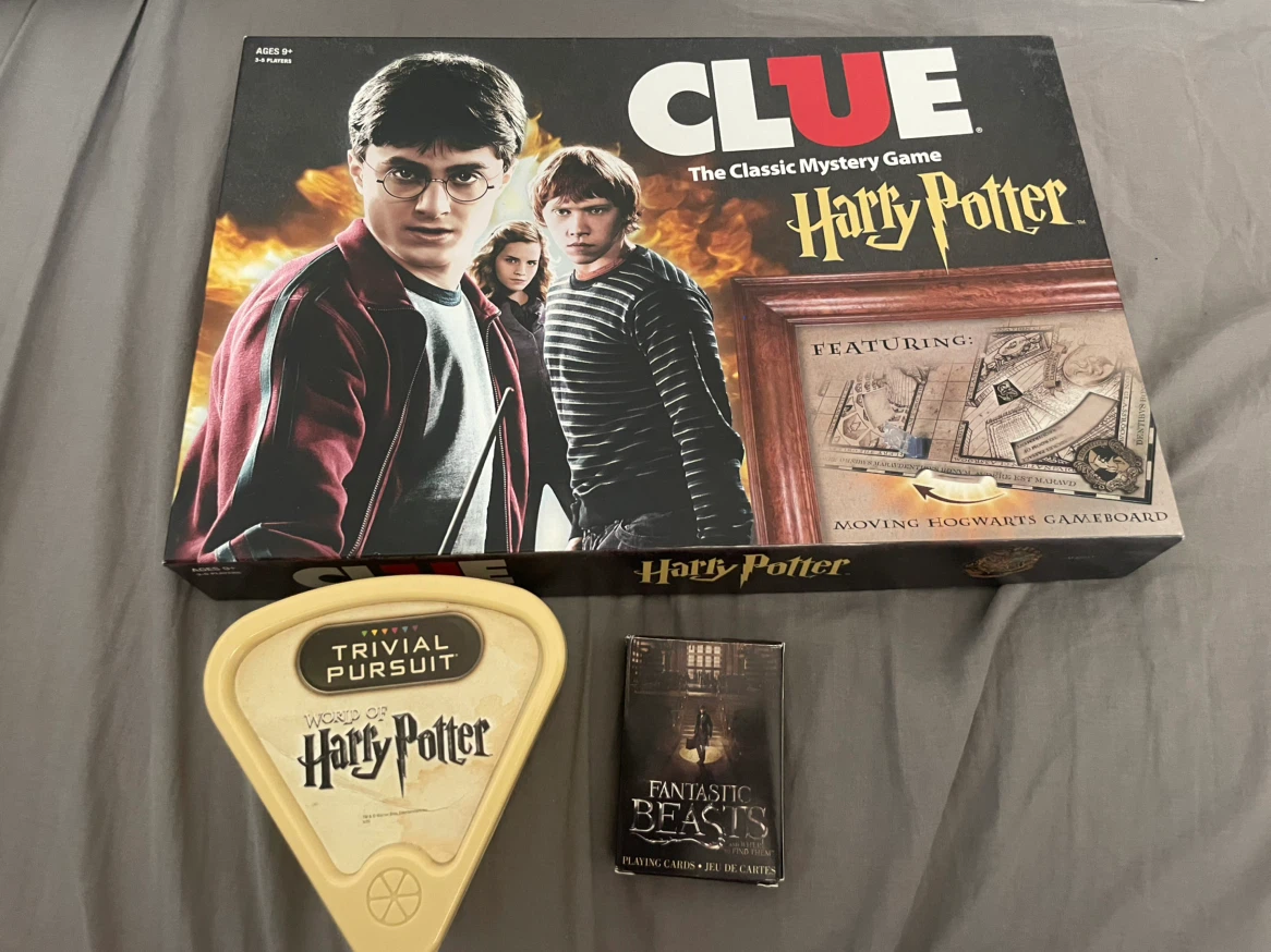 Harry Potter Books, Games, and Merch Lot