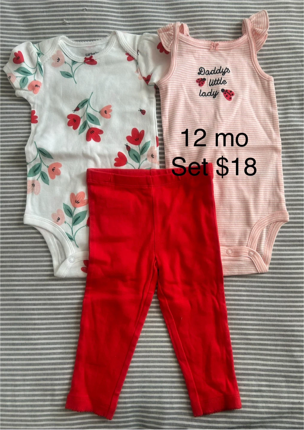 Carter's Baby Girl Clothes Bundle - 18 Months - photo 3