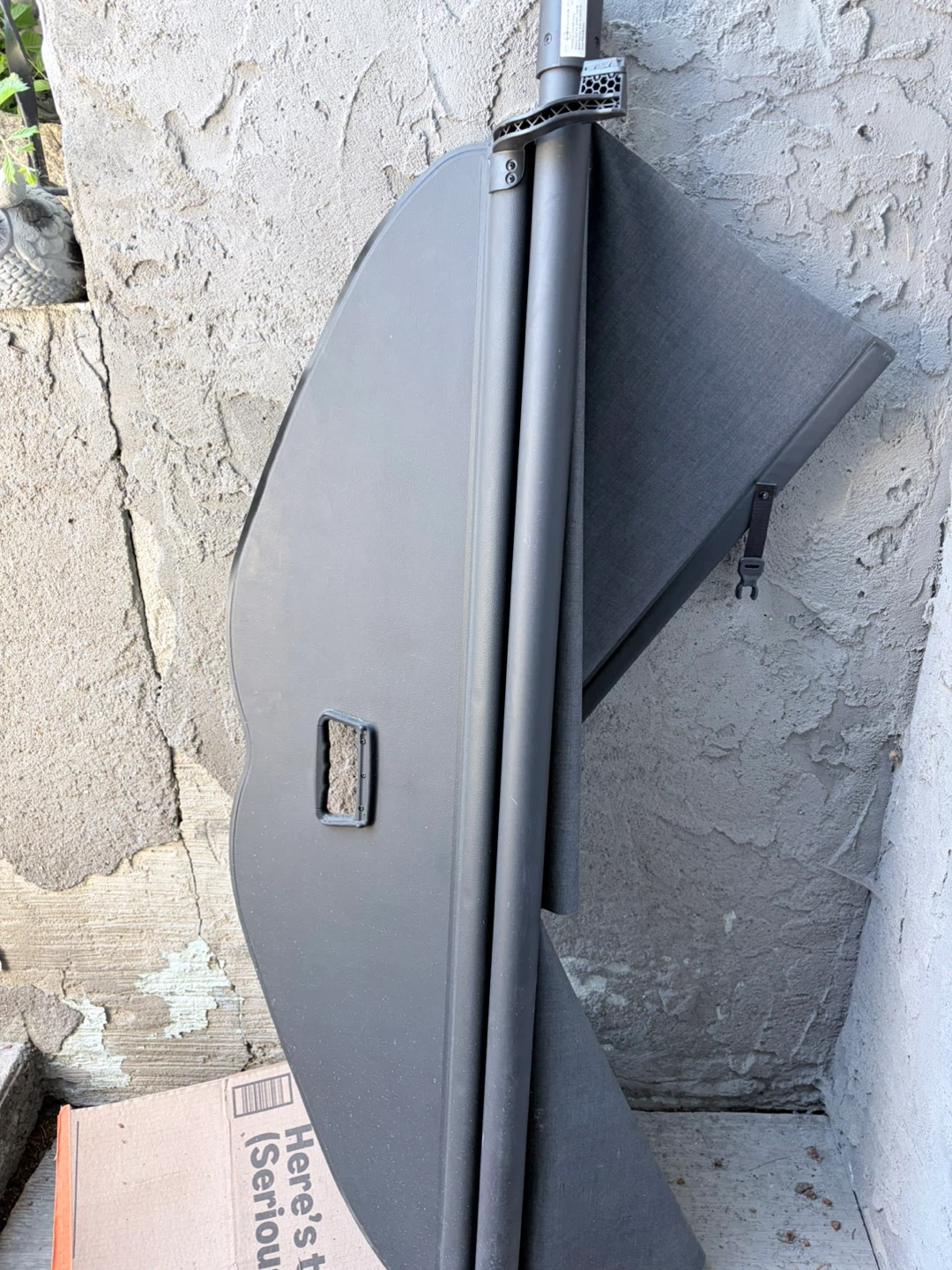 Black Cargo Cover Trunk Shade - photo 2