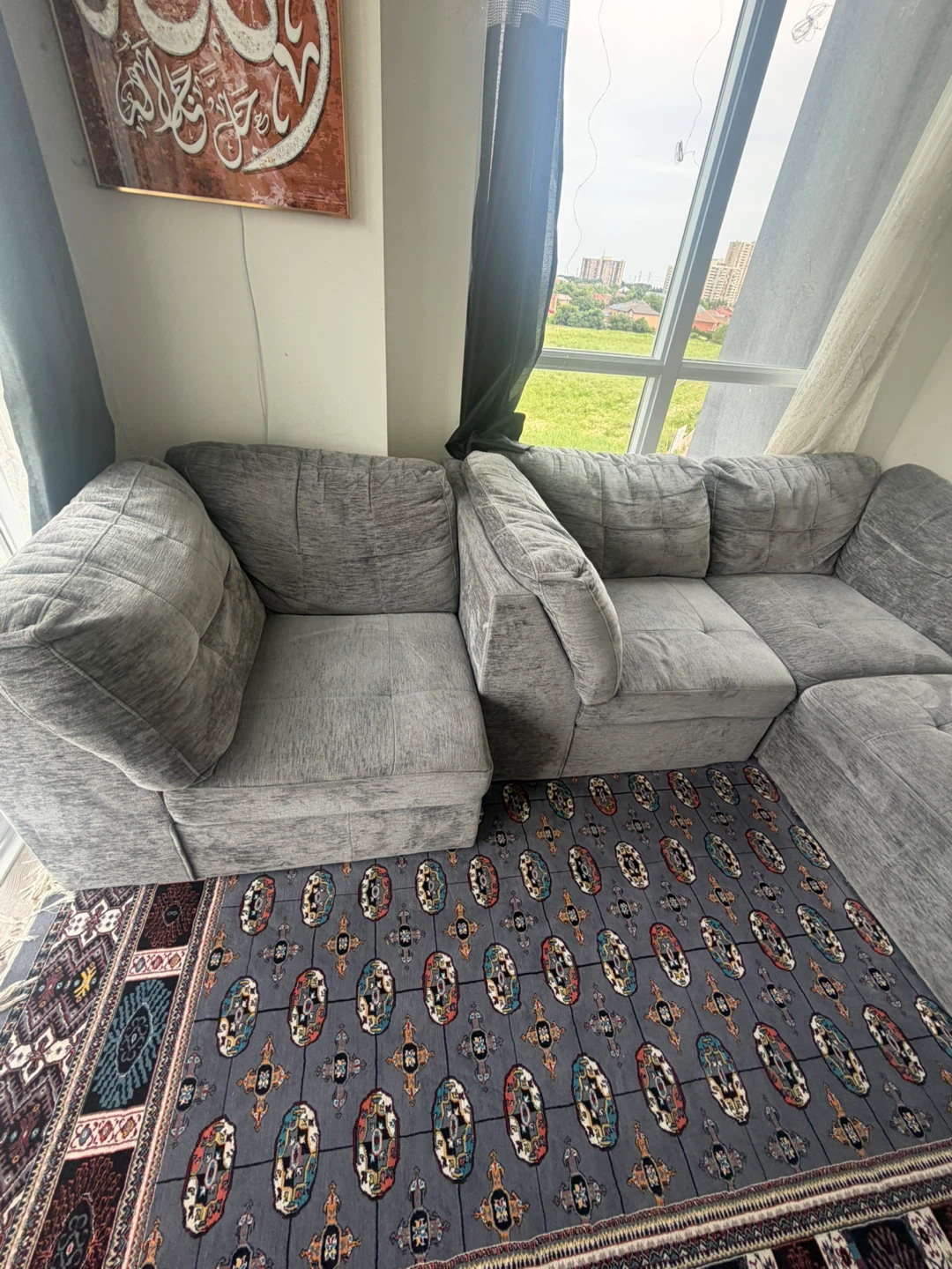 Grey Sectional Sofa I bought from Leon's - photo 4