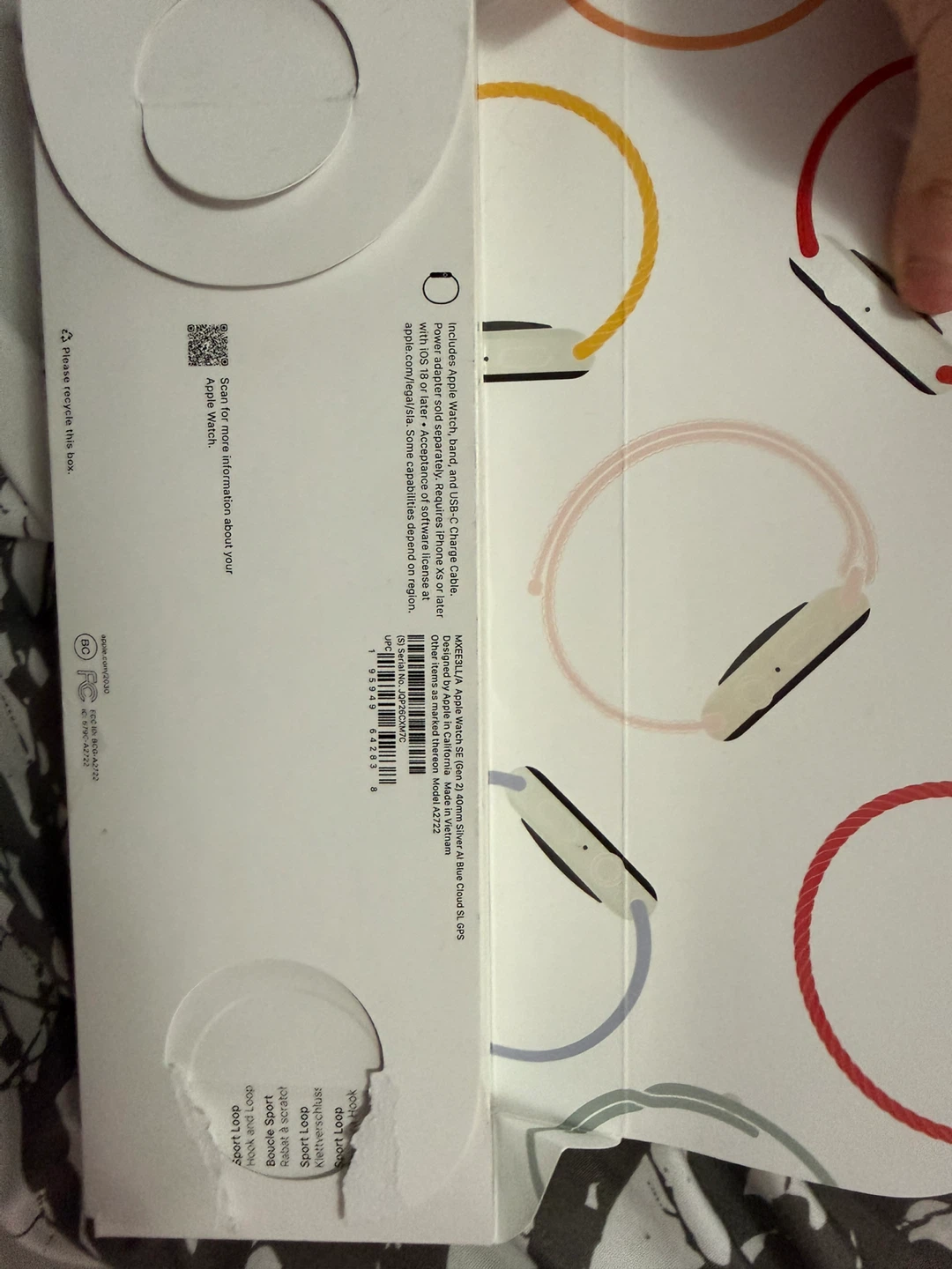 Apple Watch SE (2nd Gen) in Blue Cloud. - photo 2