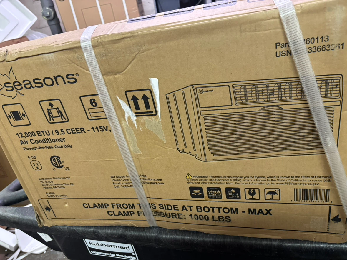 Seasons 12,000 BTU Window Air Conditioner
