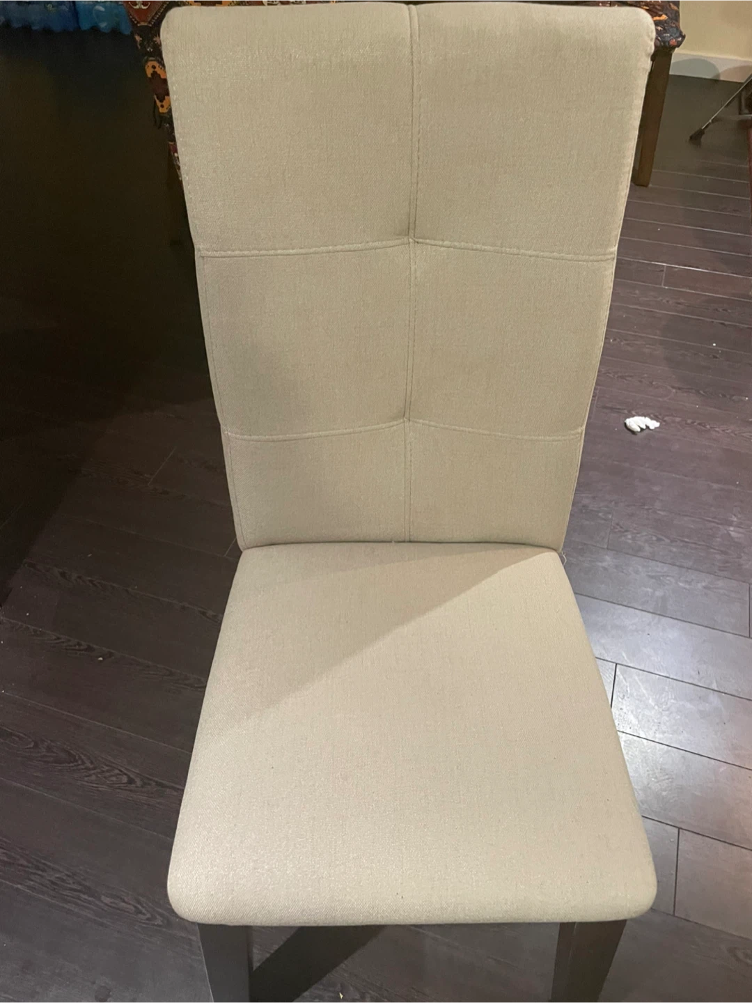 Dining Table with 4 Patterned Chairs - photo 3